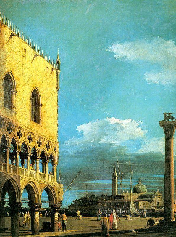 the piazzet looking south 1727 Canaletto Oil Paintings